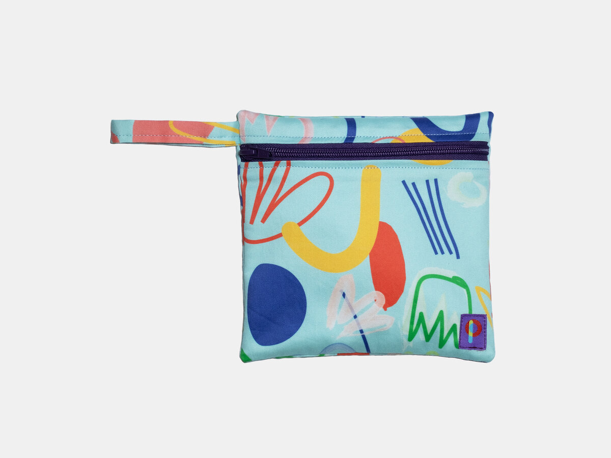 Bolsa Traços florais frente