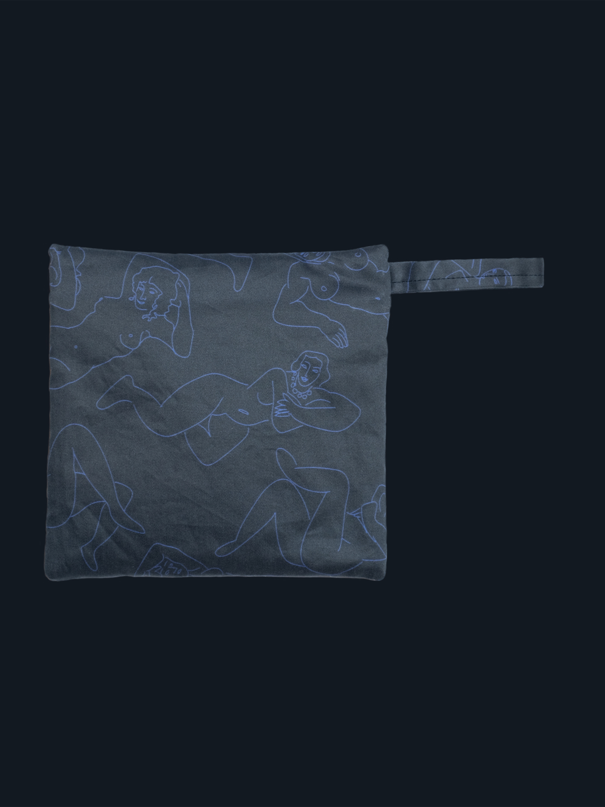 Bolsa Nus reclinados noturno verso