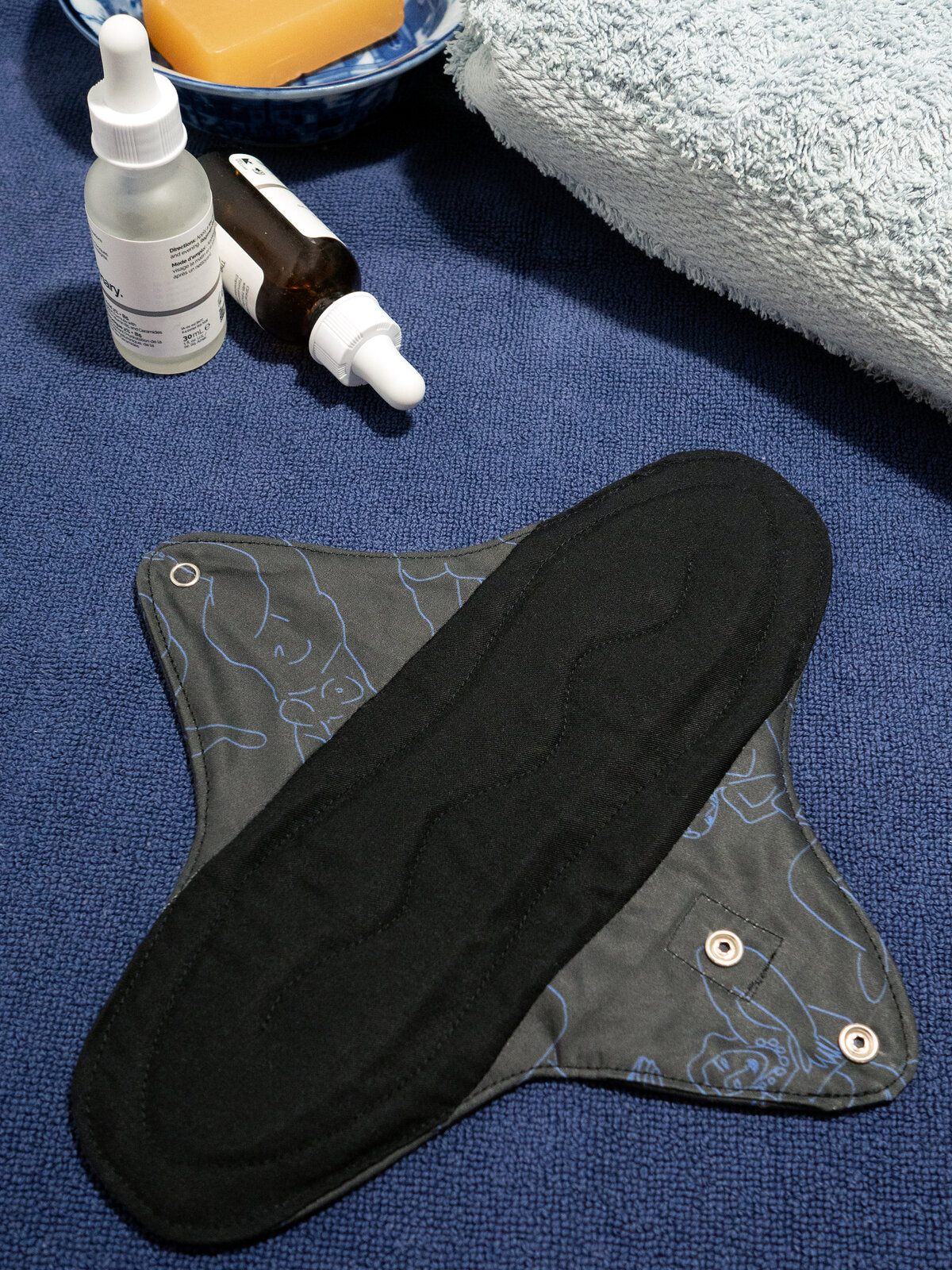 reclining nudes midnight pad inside