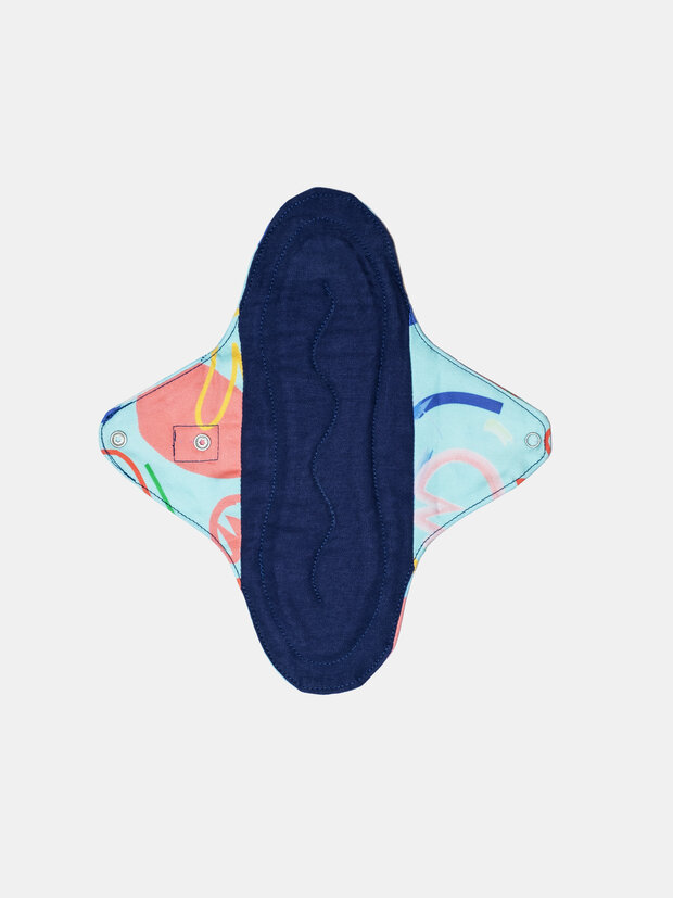 Floral lines medium pad inside